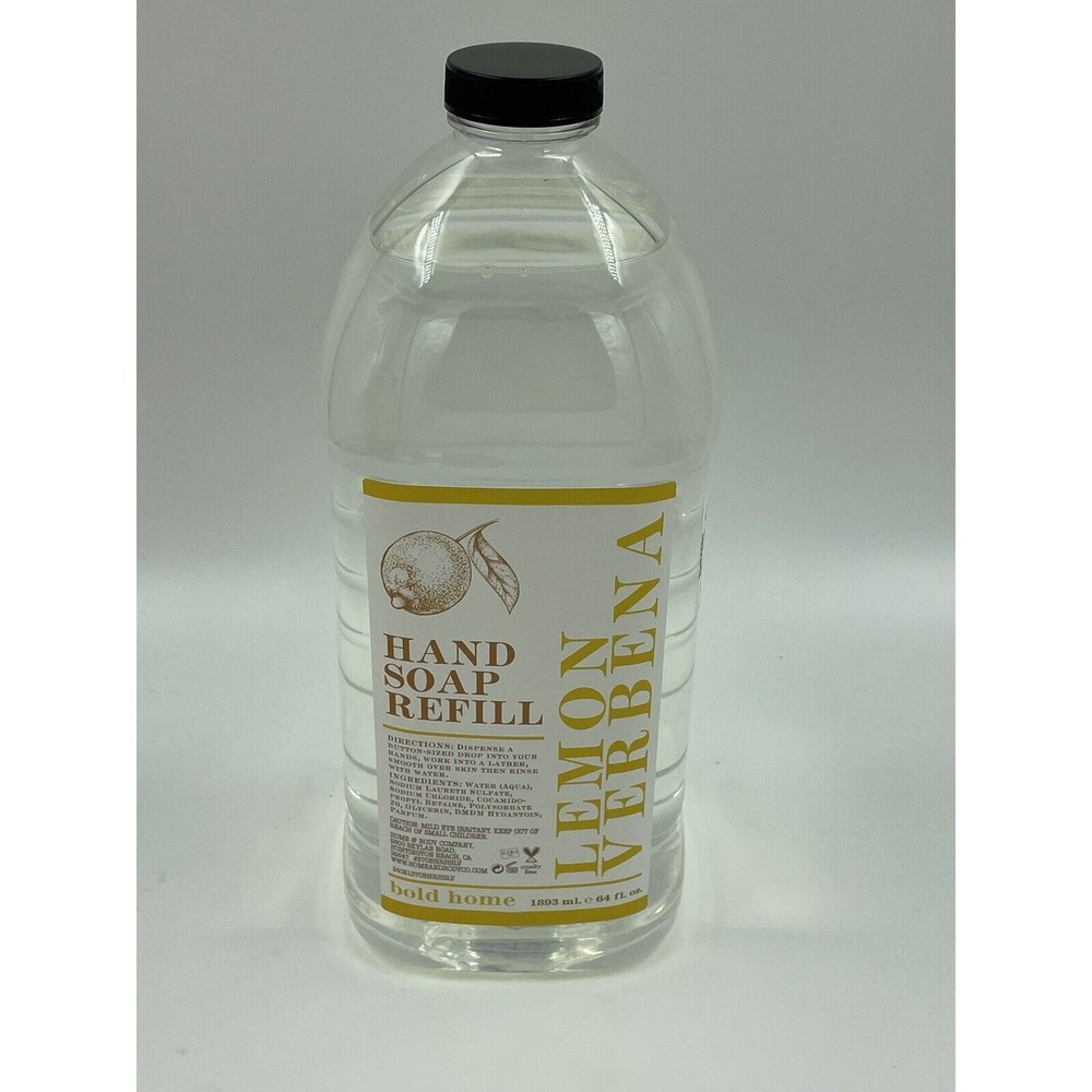 Bold Home by Home Body Company LEMON VERBENA Hand Soap Refill 64 oz (Jumbo)